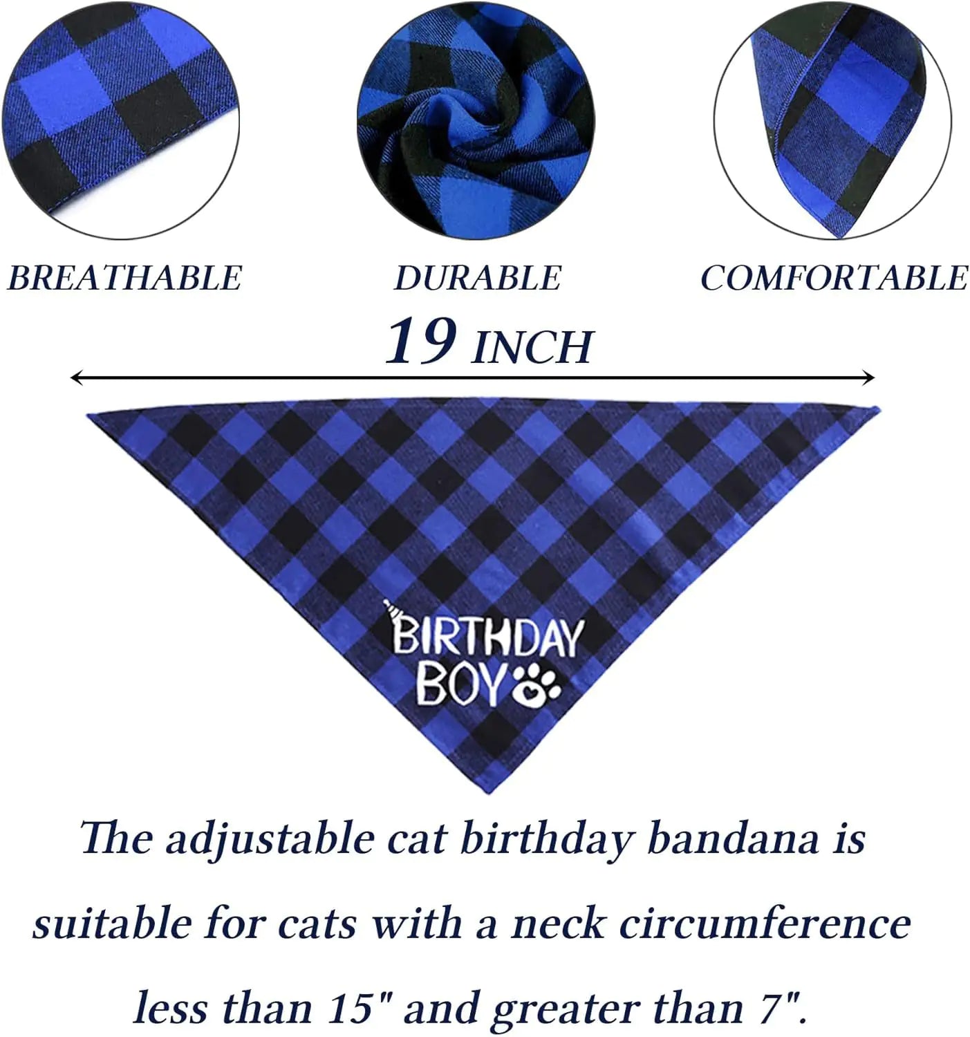 Pet Birthday Glitter Bow Tie and Hat Set with Decor