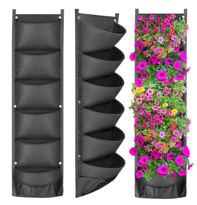 New design vertical hanging garden planter flower pots