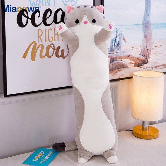 50cm - 130cm Long Cat Pillow for Kids