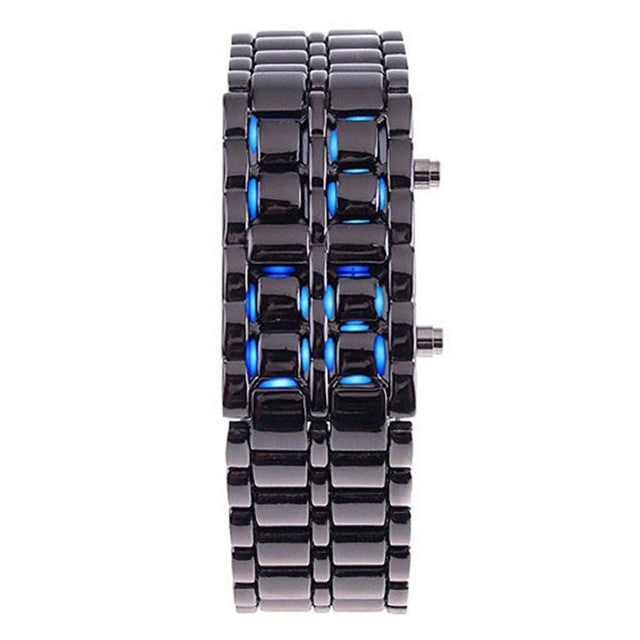 Digital Lava Wrist Watch