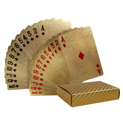 Luxury Gold Leaf Poker Playing Cards