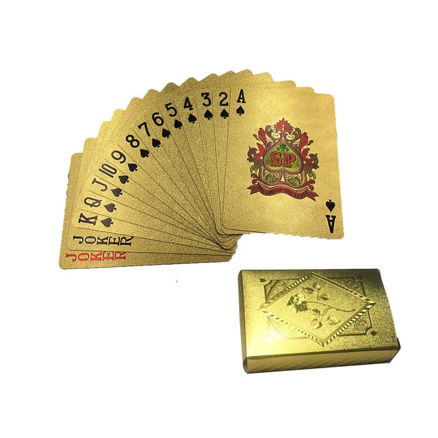 Deck Gold Leaf Poker Cards