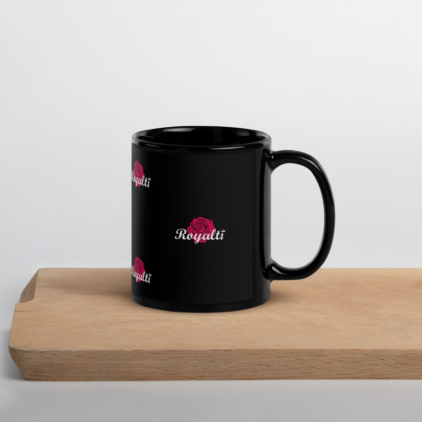 New R.R.4 Black Glossy Mug