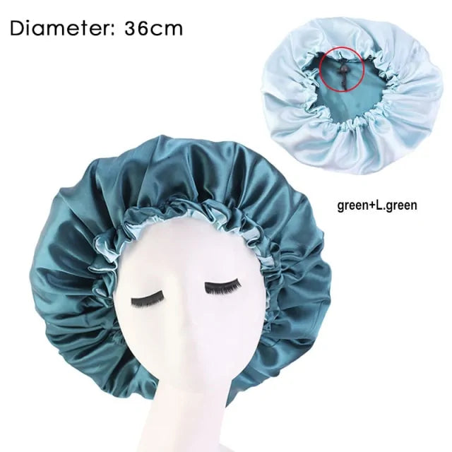 Reversible Satin Bonnet