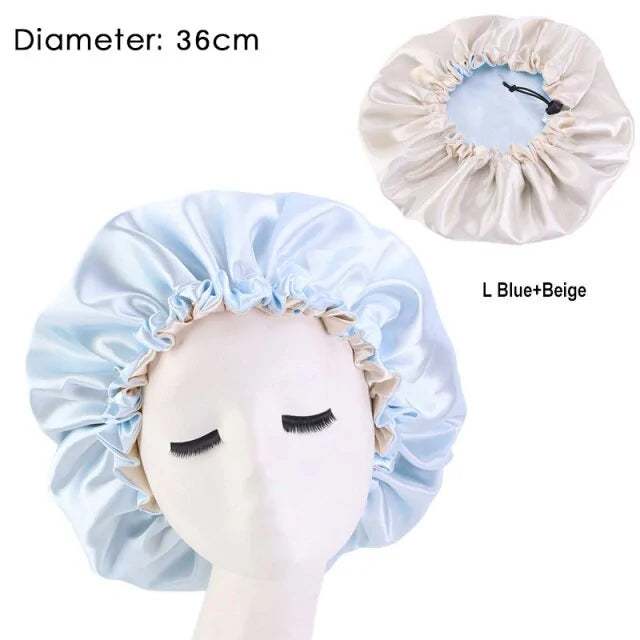 Reversible Satin Bonnet