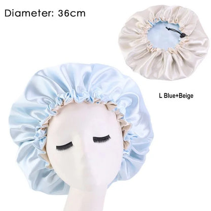 Reversible Satin Bonnet