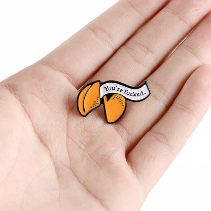 Lucky Fortune Cookie Pin