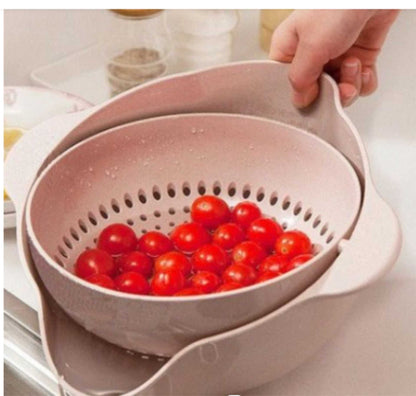 One Piece 360 Angle Drain Basket for Vegetables or Fruits