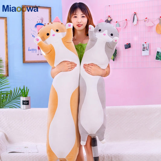 50cm - 130cm Long Cat Pillow for Kids