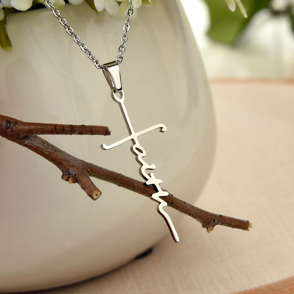 Faith Cross Necklace