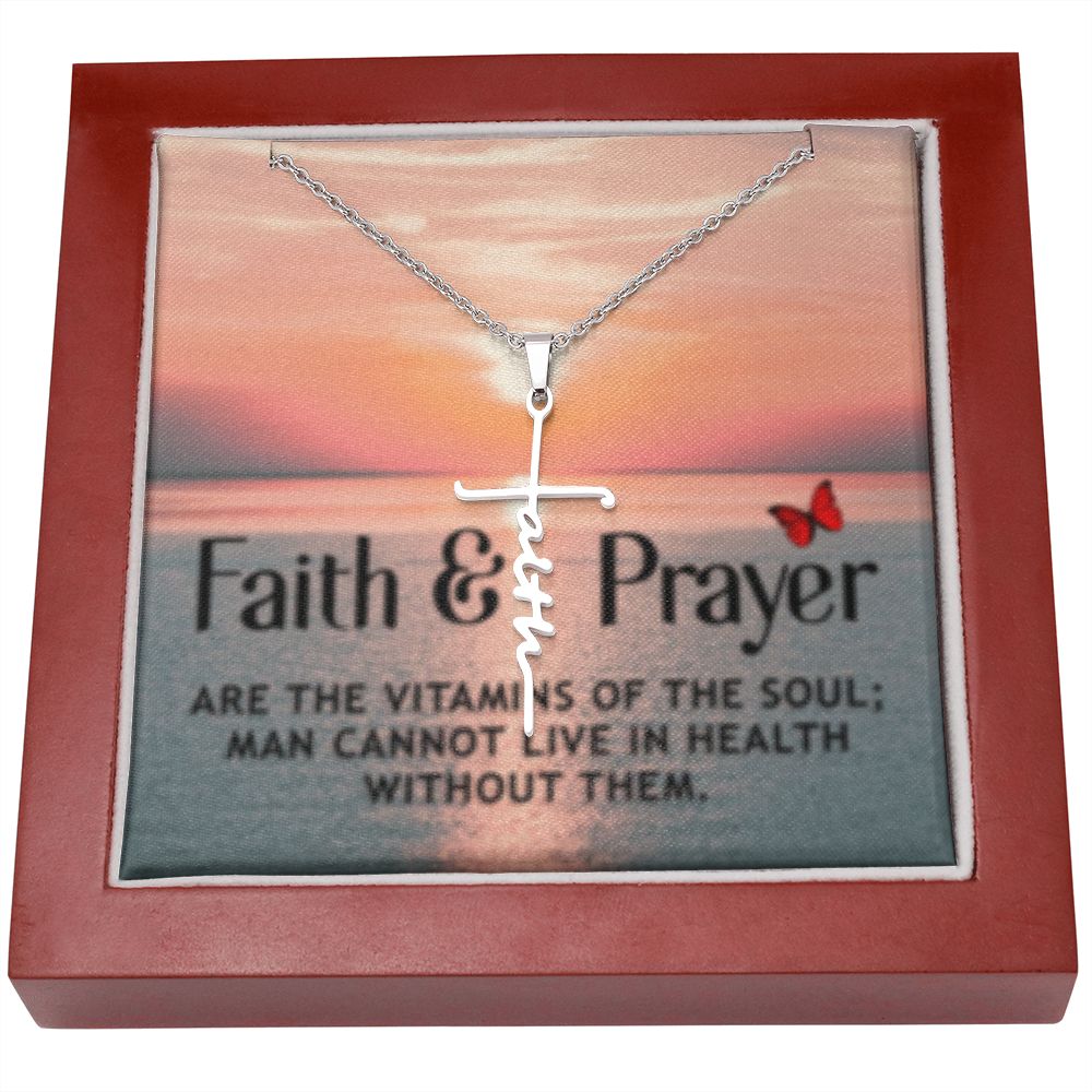 Faith Cross Necklace