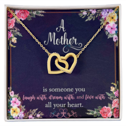 Interlocking Heart Necklace A Mother