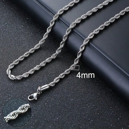 Cuban Rope Necklace for Men and Women