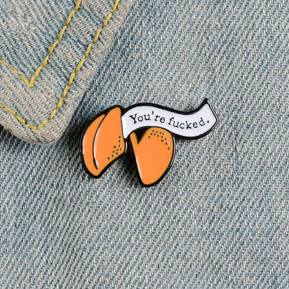 Lucky Fortune Cookie Pin