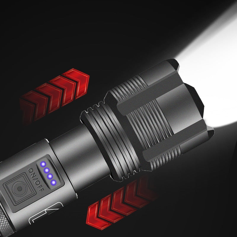 High-Quality XHP70.2 Tactical Hunting Led Flashlight