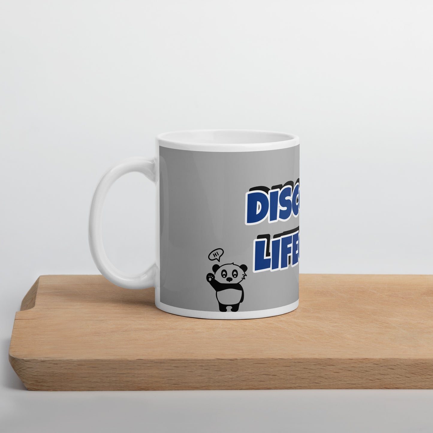 White glossy Discount LifeGear mug