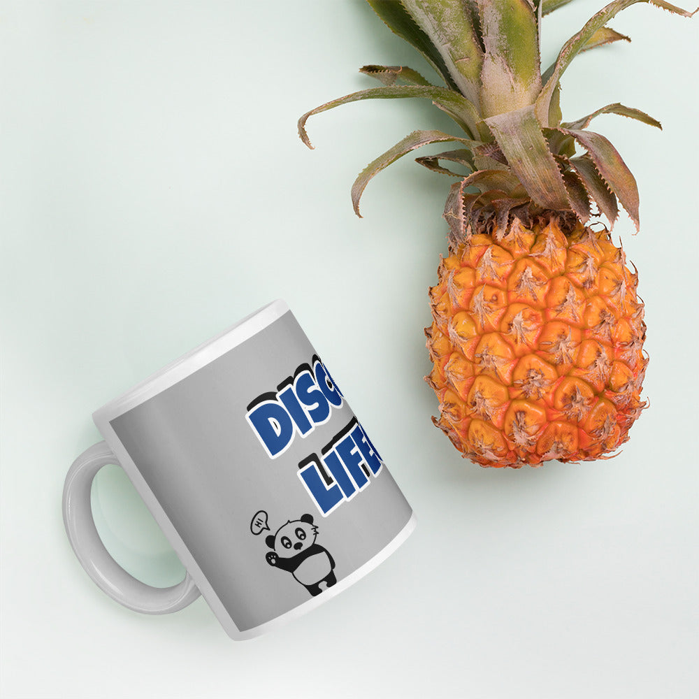 White glossy Discount LifeGear mug