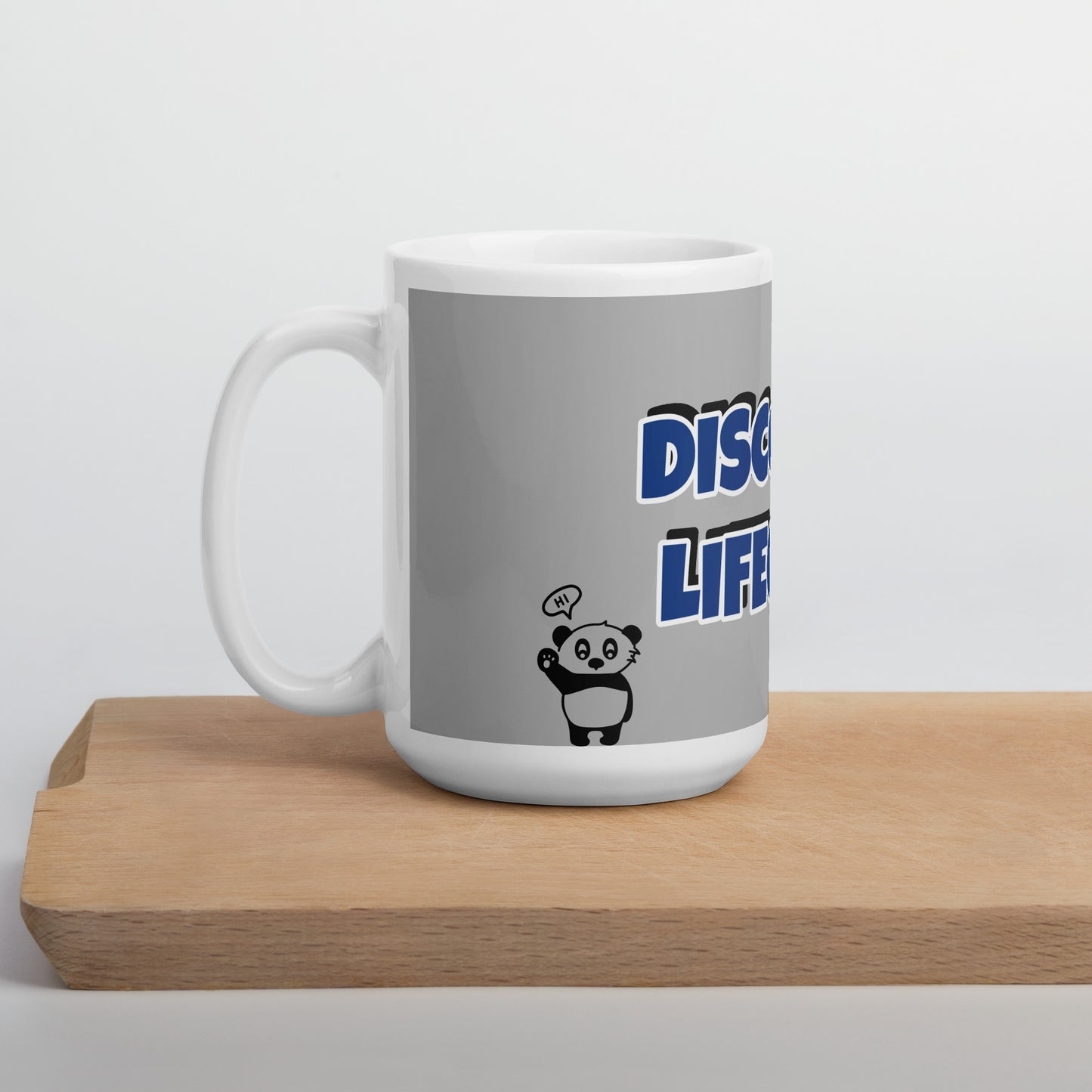 White glossy Discount LifeGear mug